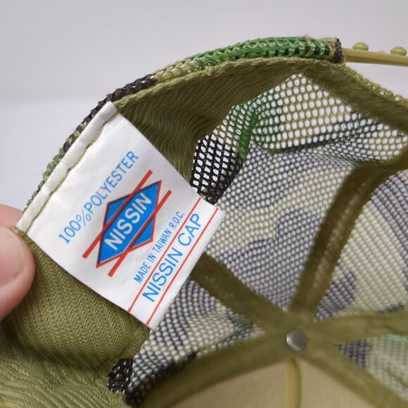 Rayfo Snapback Mesh Back Trucker Hat Multi One Size Camouflage Nissin - Picture 9 of 10